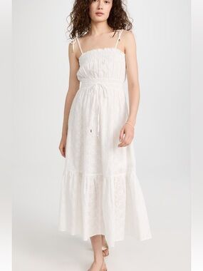 NWT MINKPINK Sadie Brodery Sundress - Ivory - Size XS